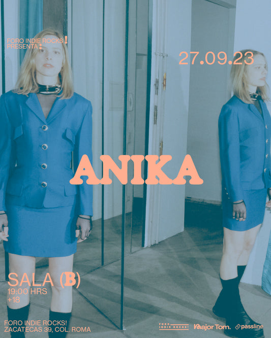 Anika returns to Mexico City this September - Live @ FORO INDIE Rocks!